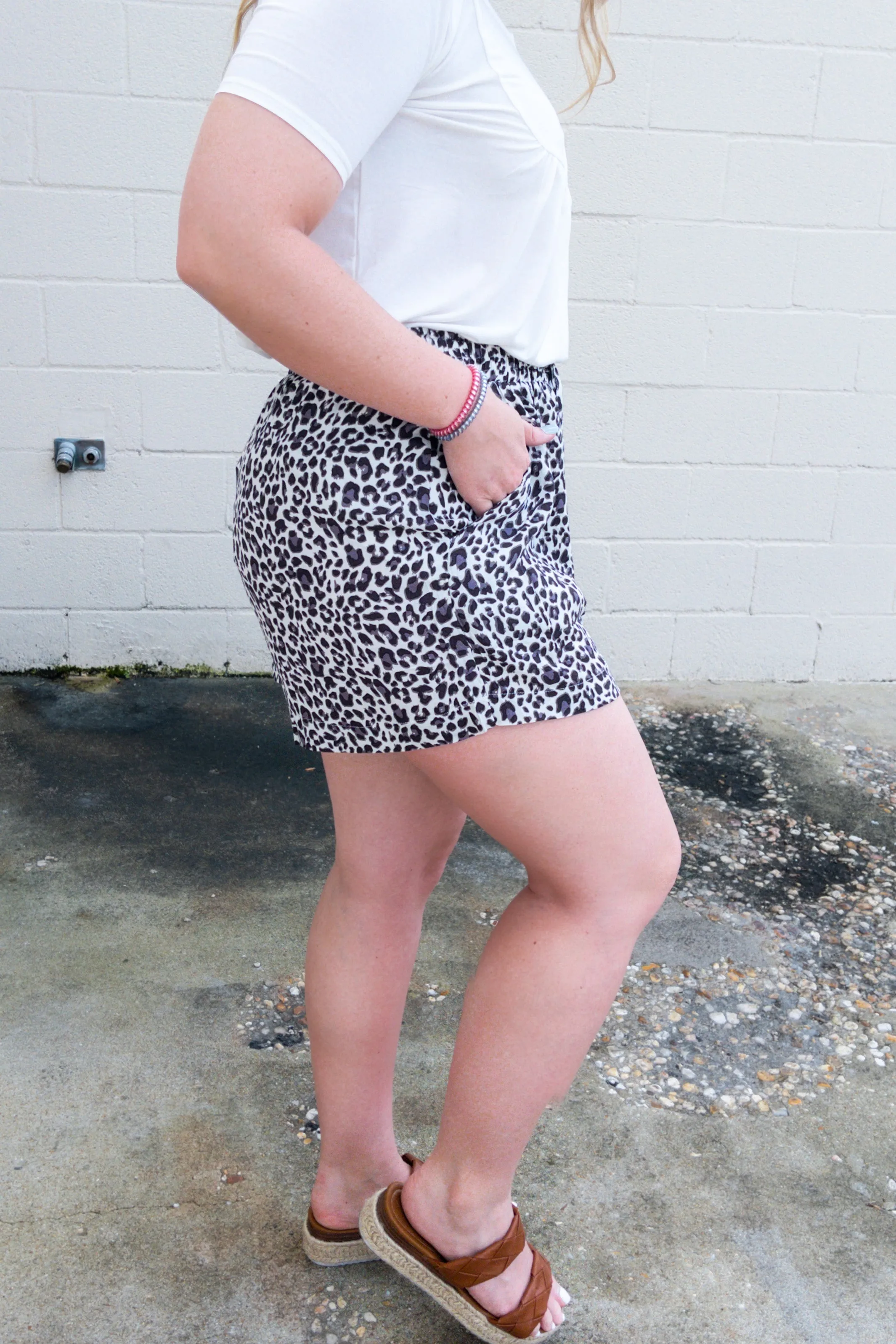 Looking For Fun Leopard Shorts