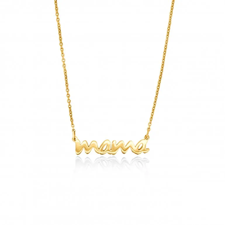 Mama Necklace | 10k Gold