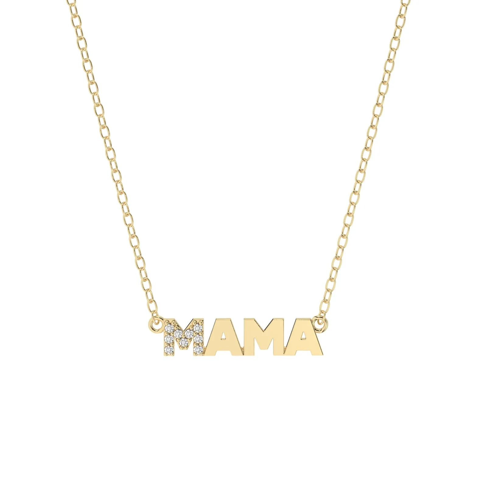 Mama Necklace | 10k Gold