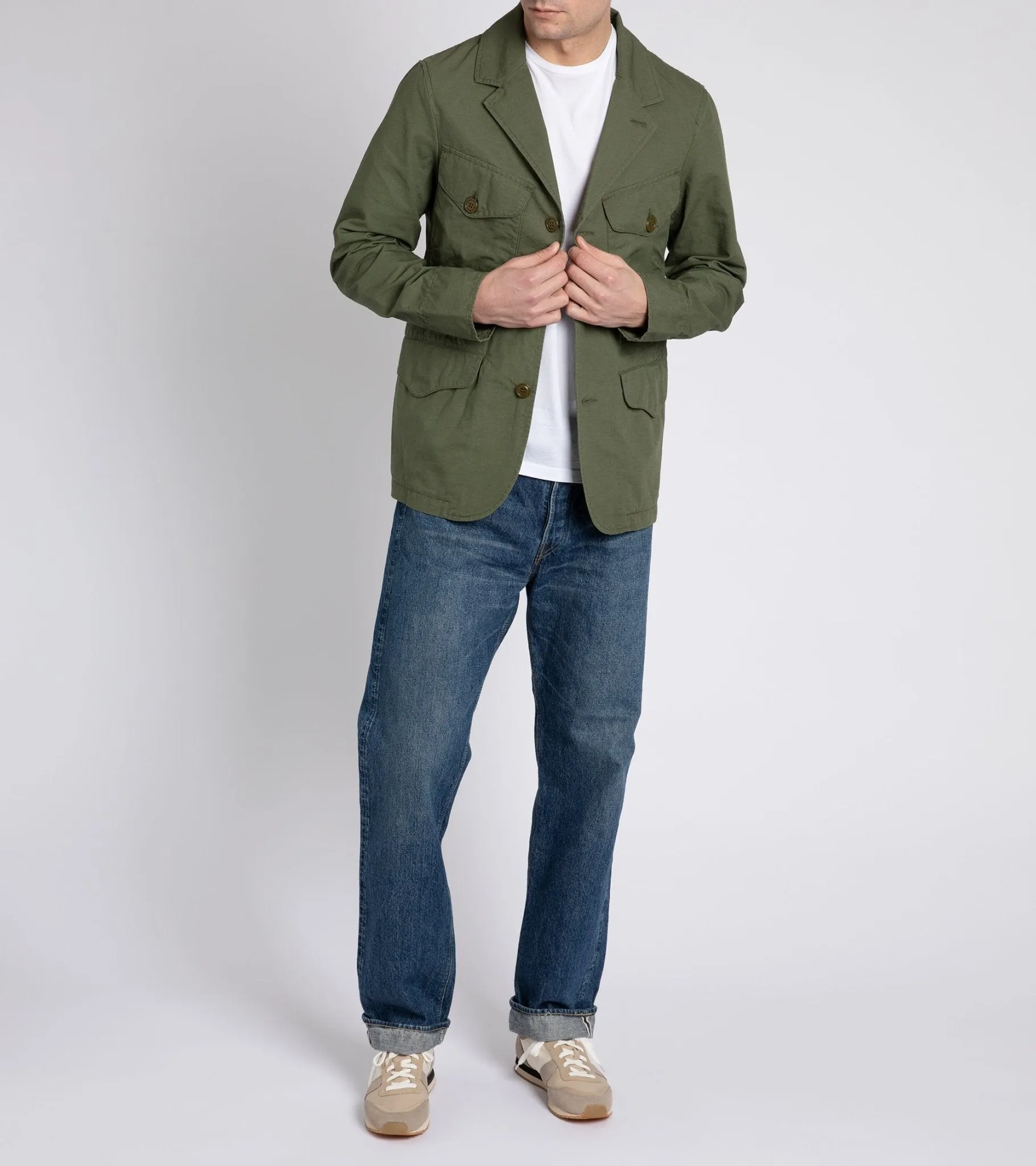 Manifattura Ceccarelli Ripstop Bush Jacket: Olive