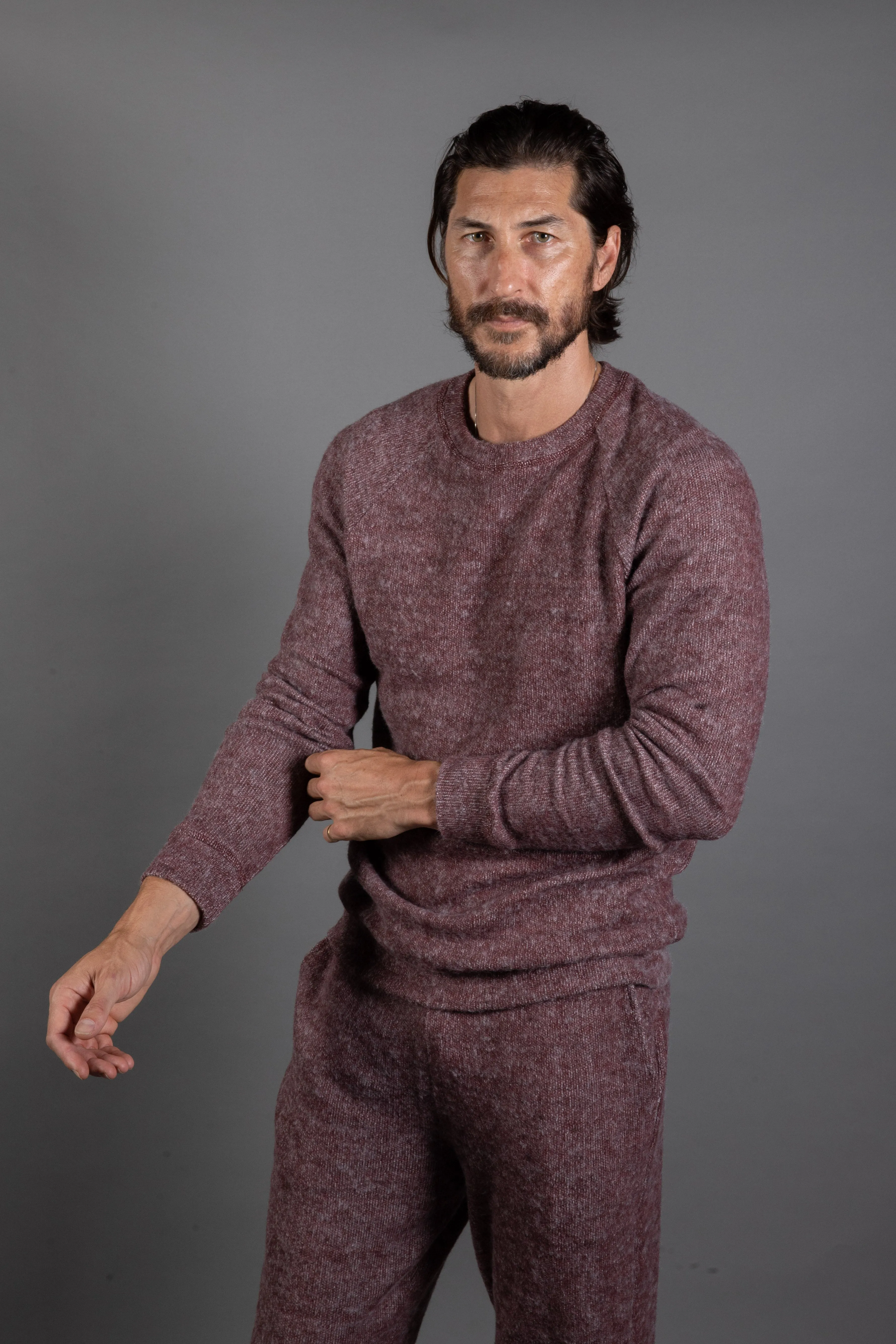 Men's Soft Knit Melange Pullover Sweater