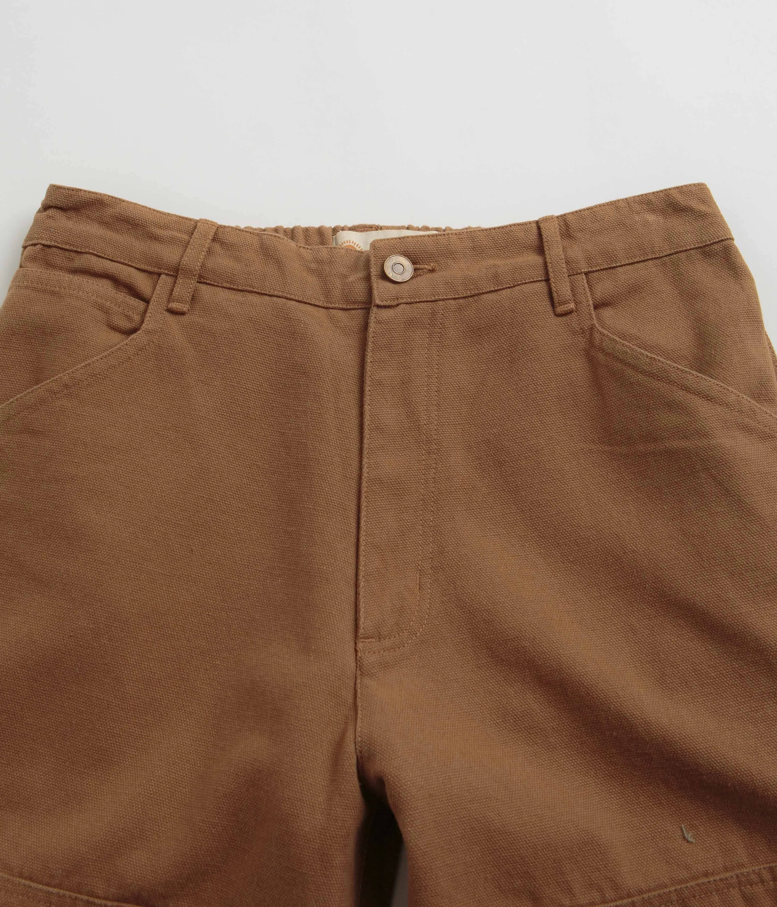 Mollusk Canvas Work Pants  - Almond