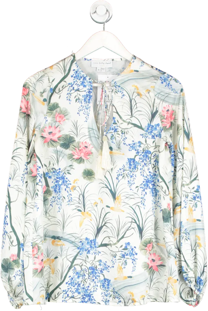 Never Fully Dressed Multicoloured Floral Print Top UK S