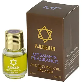 New Jerusalem Messiah Anointing Oil 7.5ml. - 0.25 fl.oz From Holyland Jerusalem