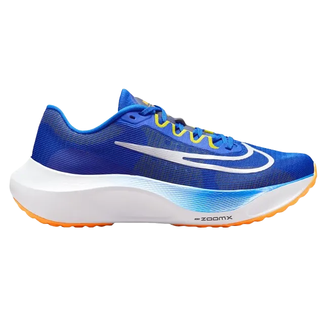 Nike Men's Zoom Fly 5 Shoes - Racer Blue / White / High Voltage / Sundial