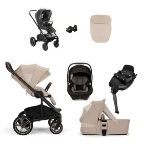 Nuna MIXX Next & ARRA Next Travel System - Biscotti