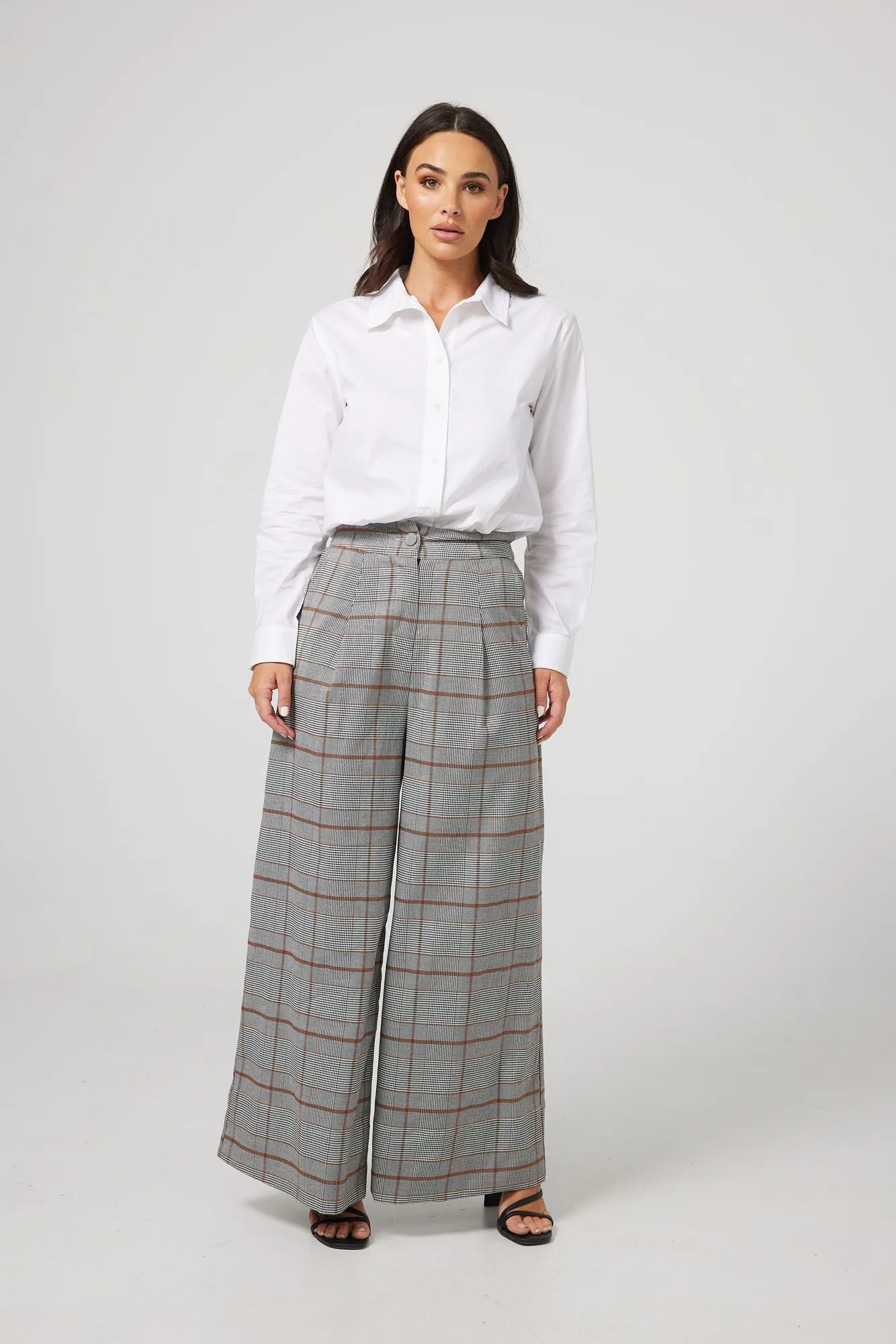 Oxford Pants (Tan Glen Plaid)