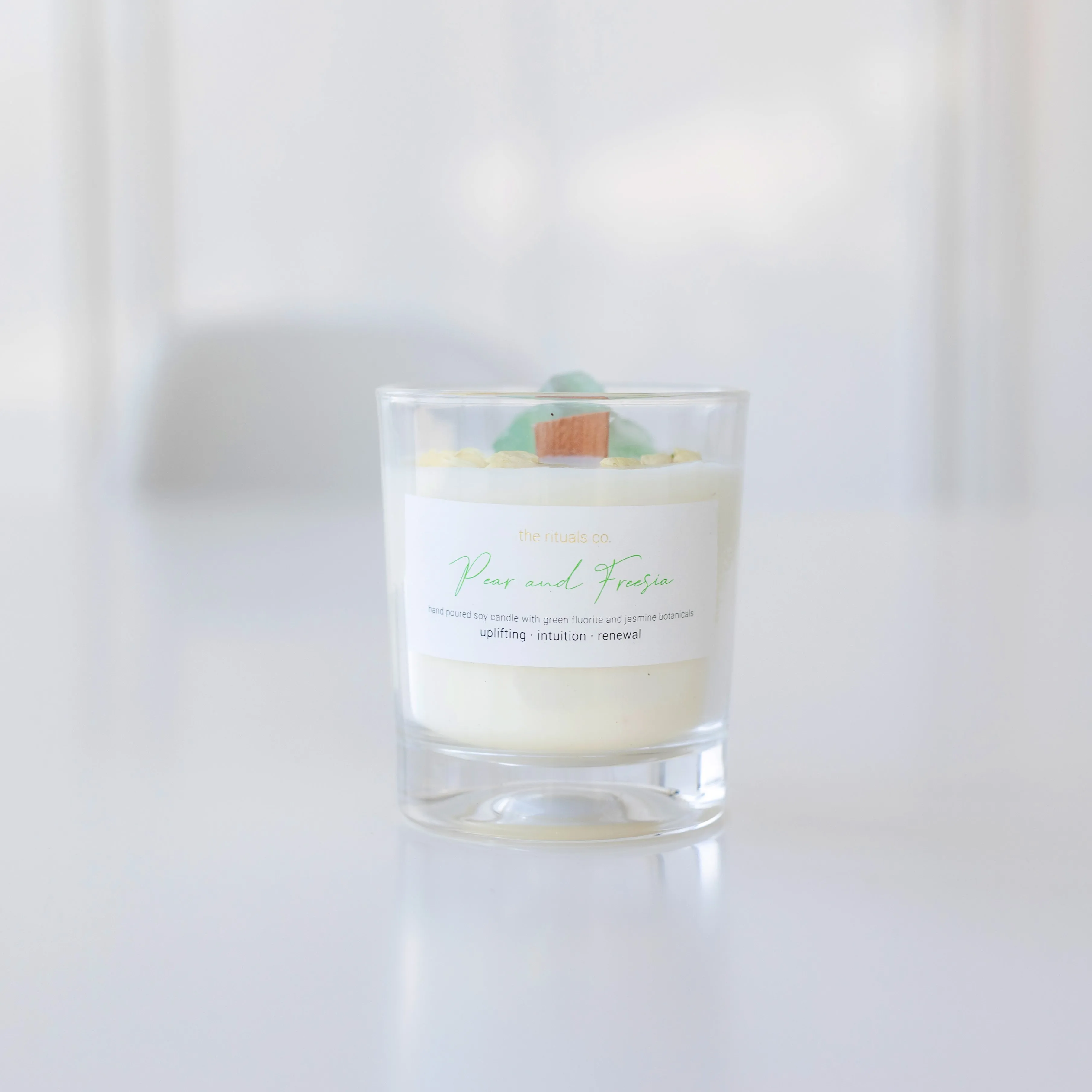 Pear and Freesia Crystal Candle