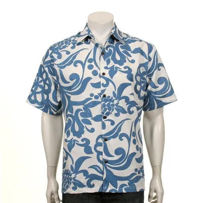 Pineapple Pareo Kala Kloth Aloha Shirt