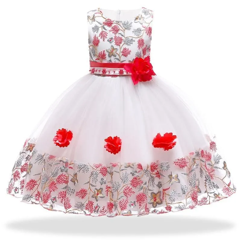 Princess Floral Dress For Girls