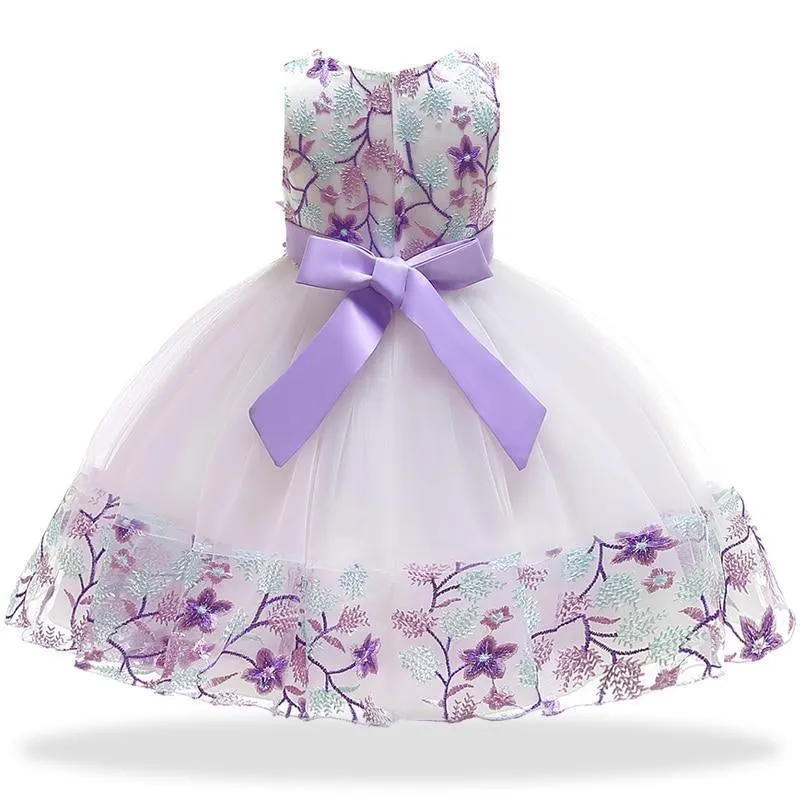 Princess Floral Dress For Girls