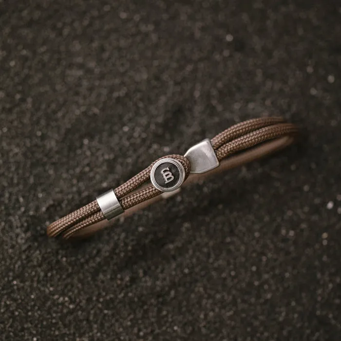 Riptide Rope Bracelet Brown