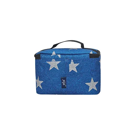 Royal Blue Glitter Super Star NGIL Cosmetic Case