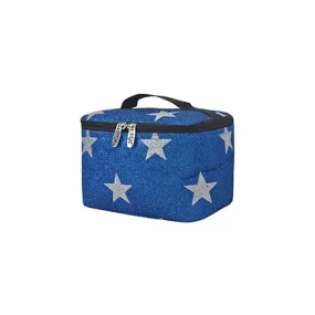 Royal Blue Glitter Super Star NGIL Cosmetic Case