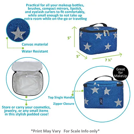 Royal Blue Glitter Super Star NGIL Cosmetic Case