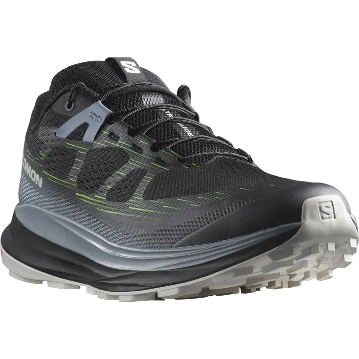 Salomon Ultra Glide 2 Shoes (Men's) Black / Flint Stone / Green Gecko