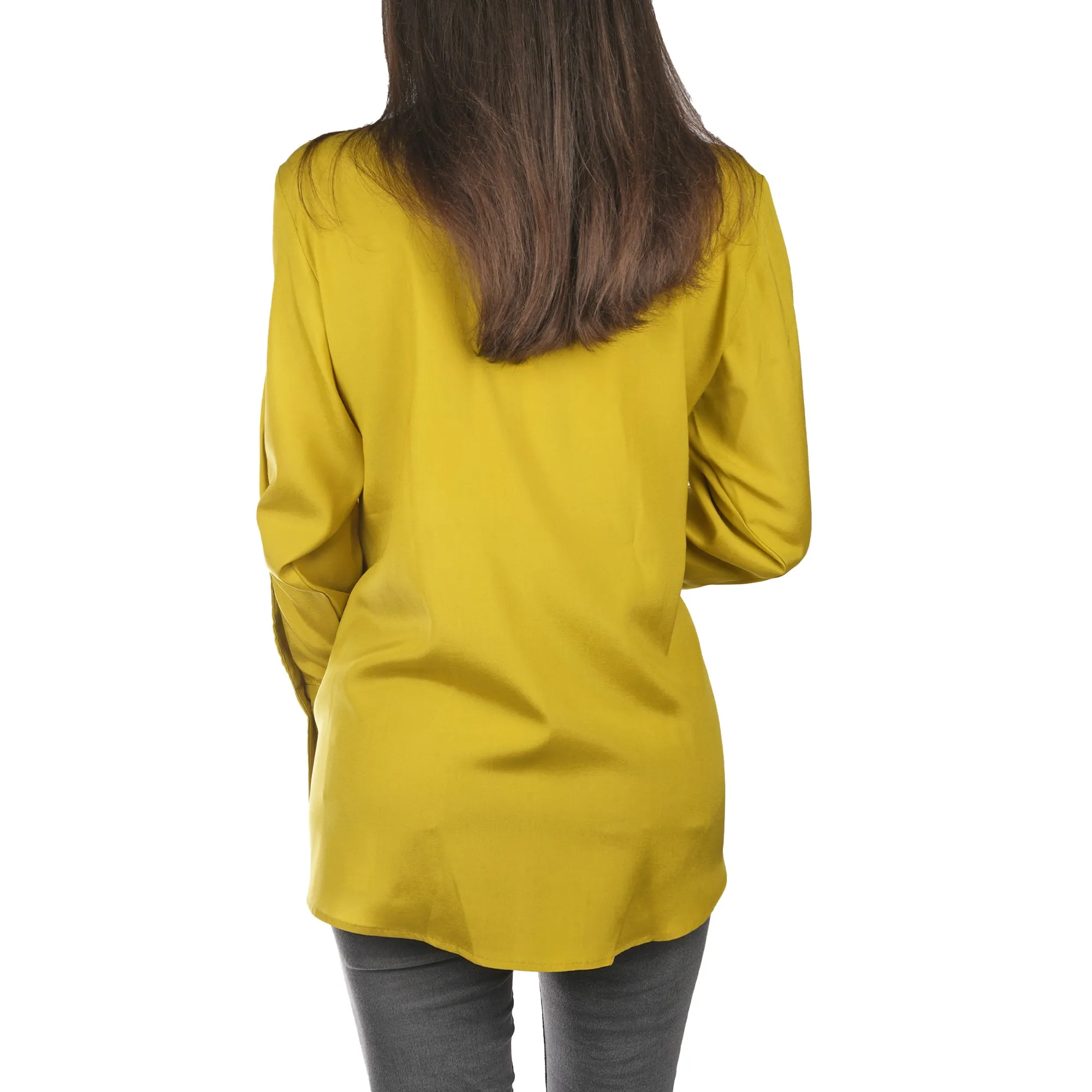 Silk Shirt Yellow