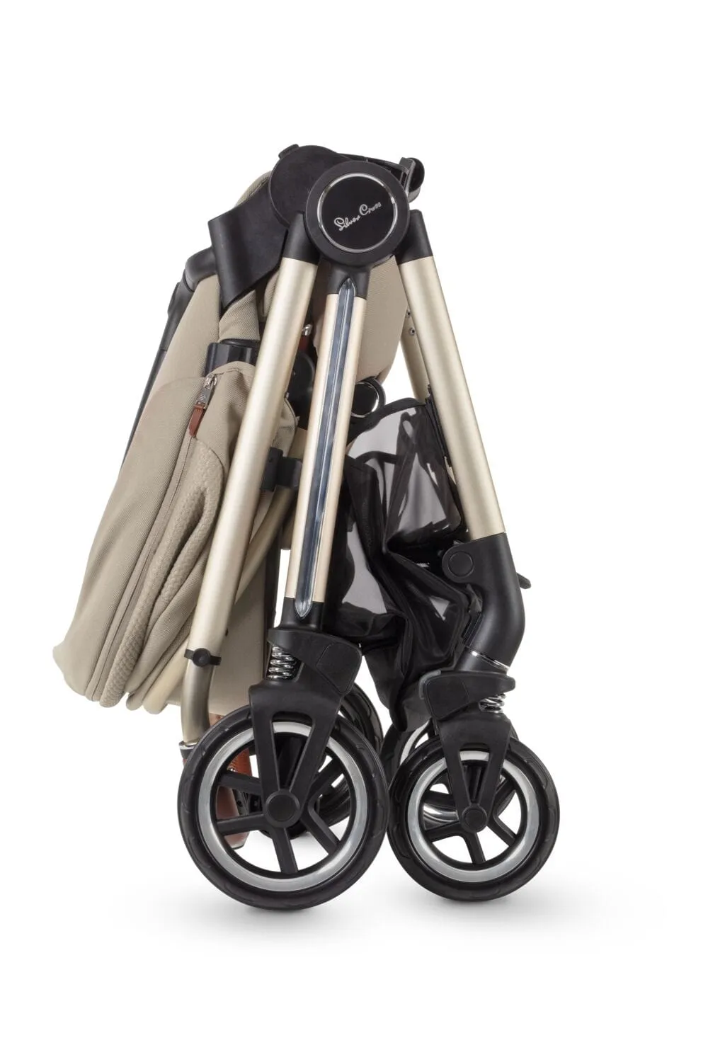 Silver Cross Dune with Compact Folding Carrycot and Ultimate Pack - Stone