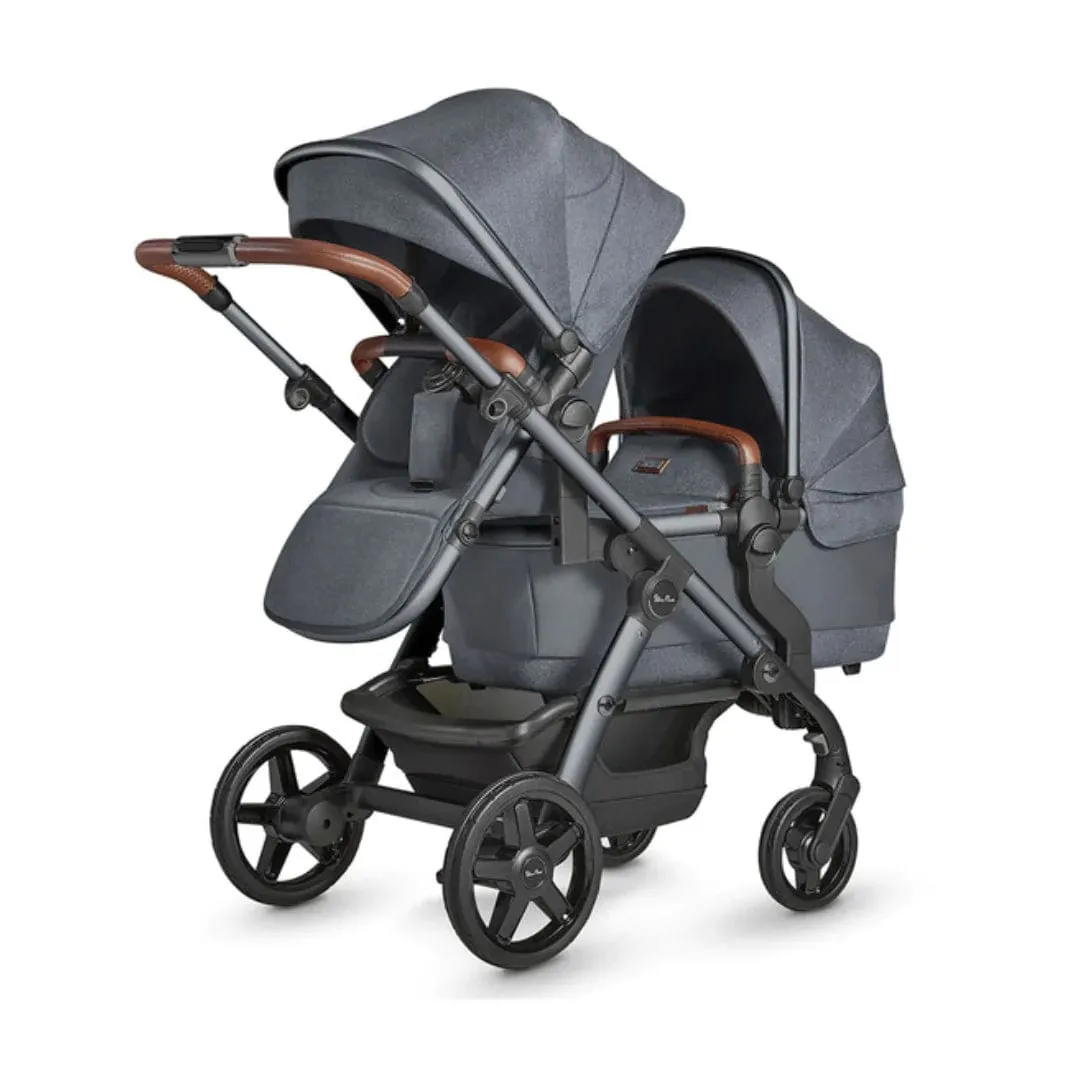 Silver Cross Wave Pushchair and Carrycot - Lunar