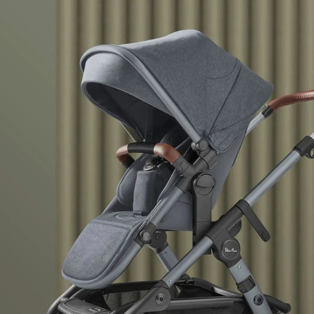 Silver Cross Wave Pushchair and Carrycot - Lunar