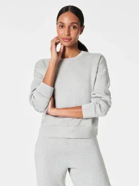 Spanx AirEssentials Crew - Light Grey Heather