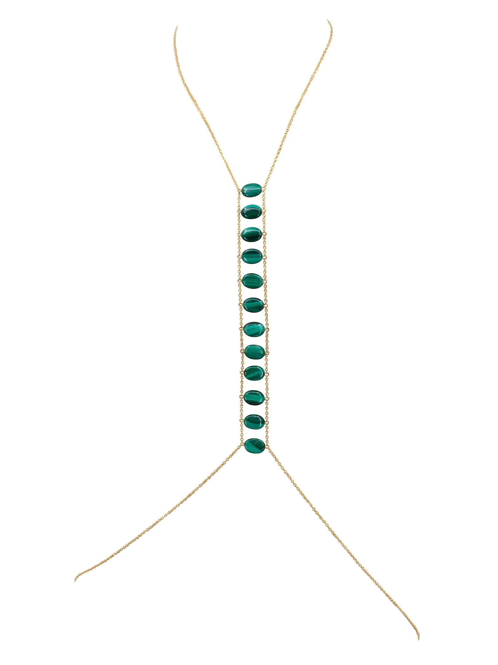 Spine Gemstone Body Chain