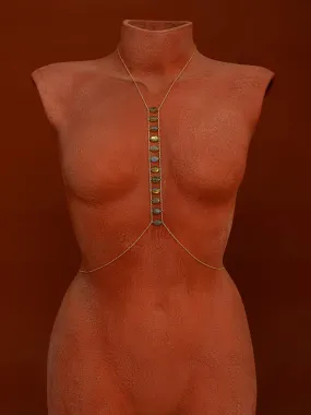 Spine Gemstone Body Chain