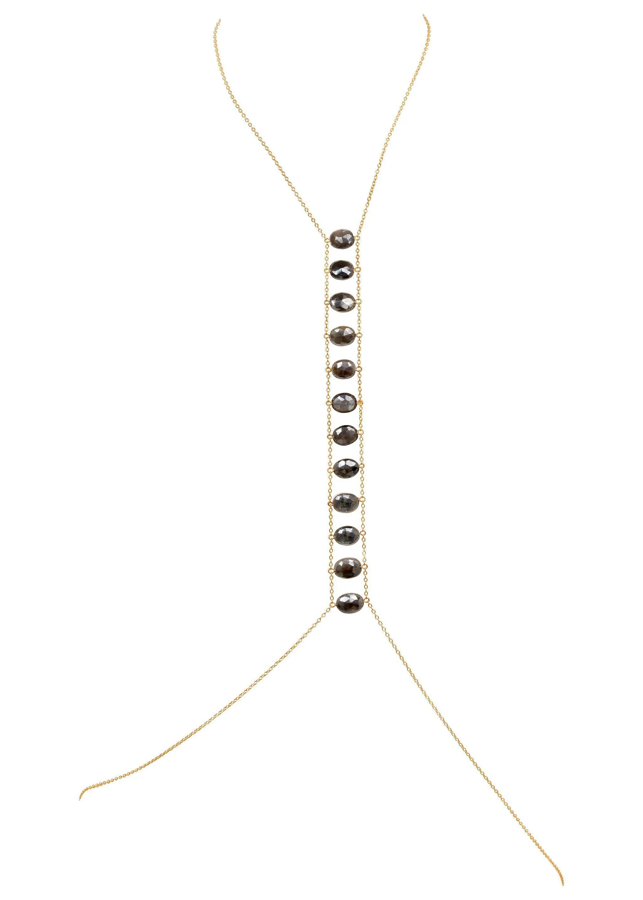 Spine Gemstone Body Chain