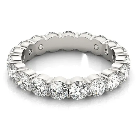 SPLENDOR 4.9 Carat Diamond Eternity Band in 14K/ 18K/ Platinum  GIA Graded  35 pointer G Color SI1 Clarity By Mike Nekta SIZE 4 to 5