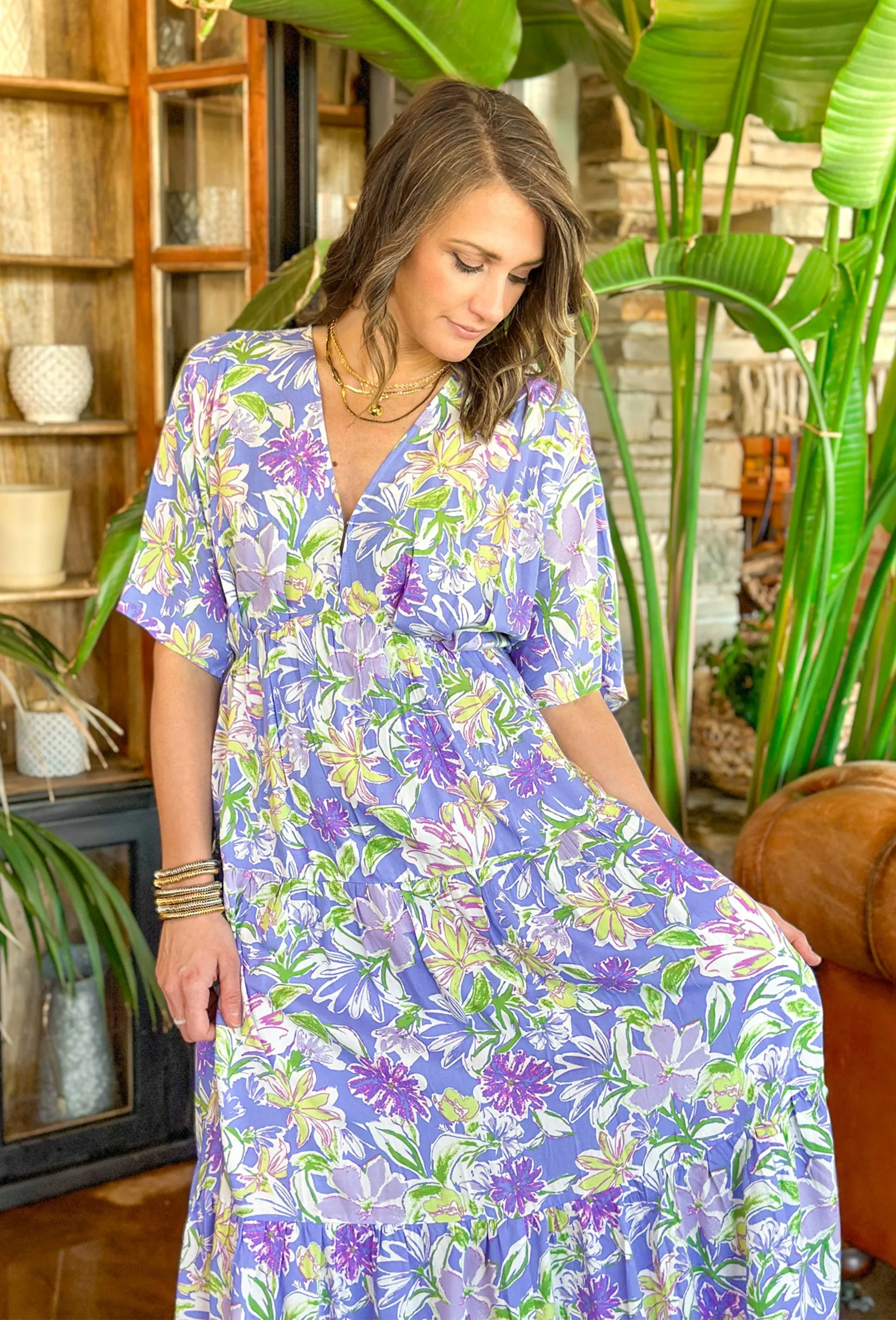 Spring Dream Floral Maxi Dress