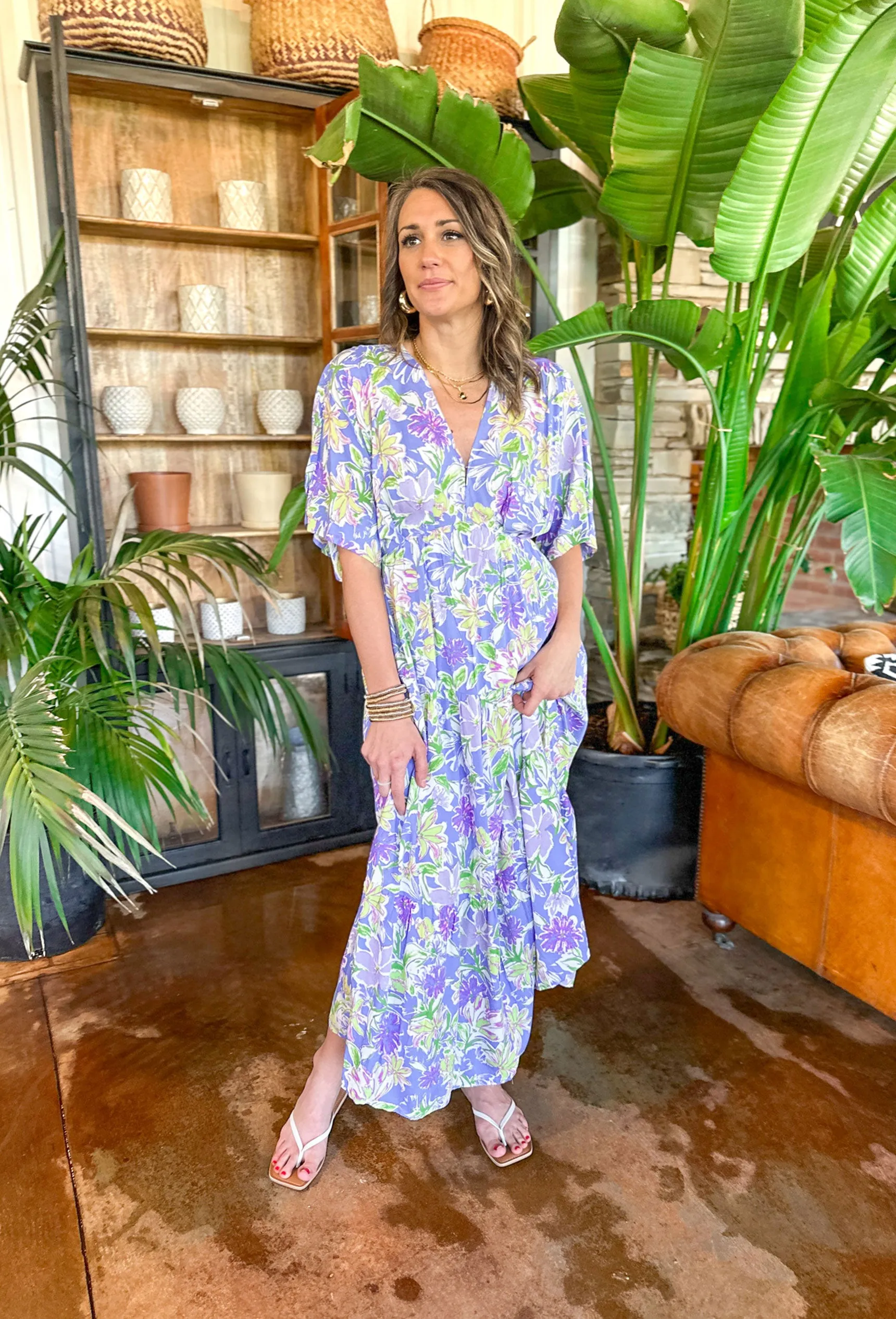 Spring Dream Floral Maxi Dress