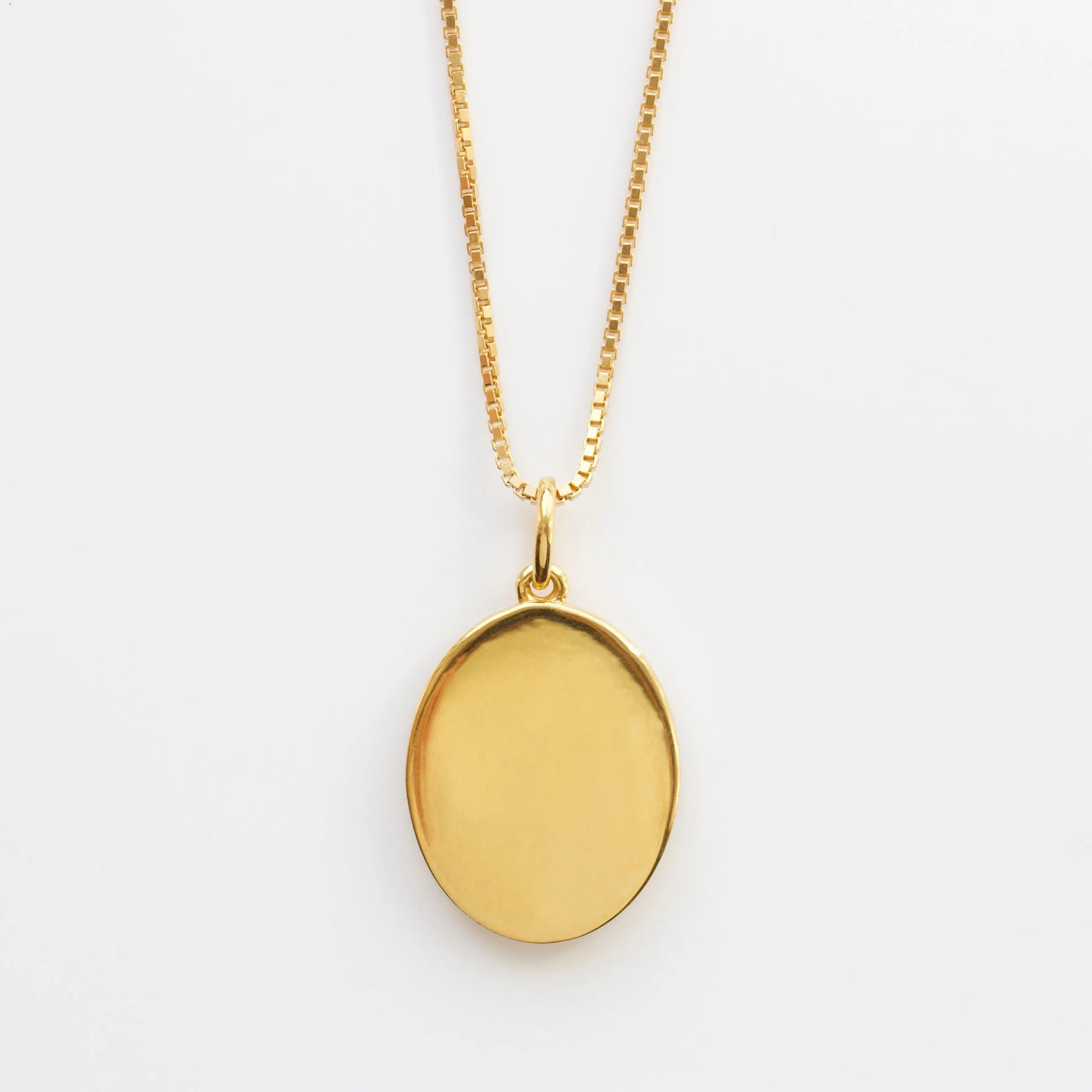 Stardust Engravable Coin Necklace