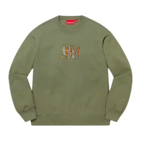 Supreme Overlap Light Olive Sweater