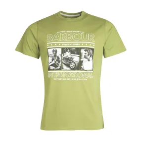 T-shirt Barbour International Steve McQueen Reel Verde