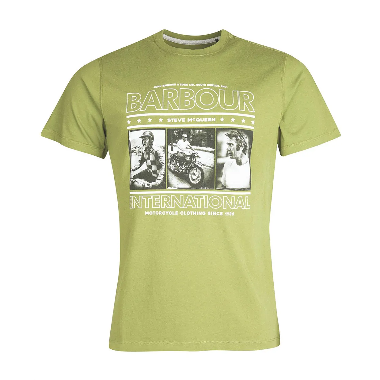 T-shirt Barbour International Steve McQueen Reel Verde