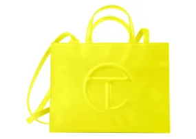 Telfar Shopping Bag Medium Highlighter Yellow