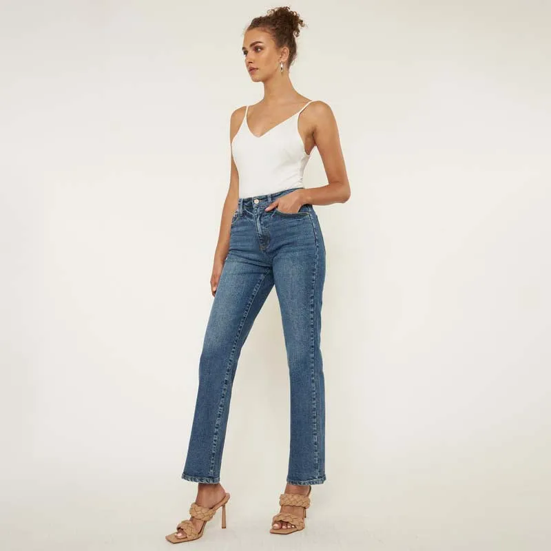 The Ophelia High Rise Straight Jeans