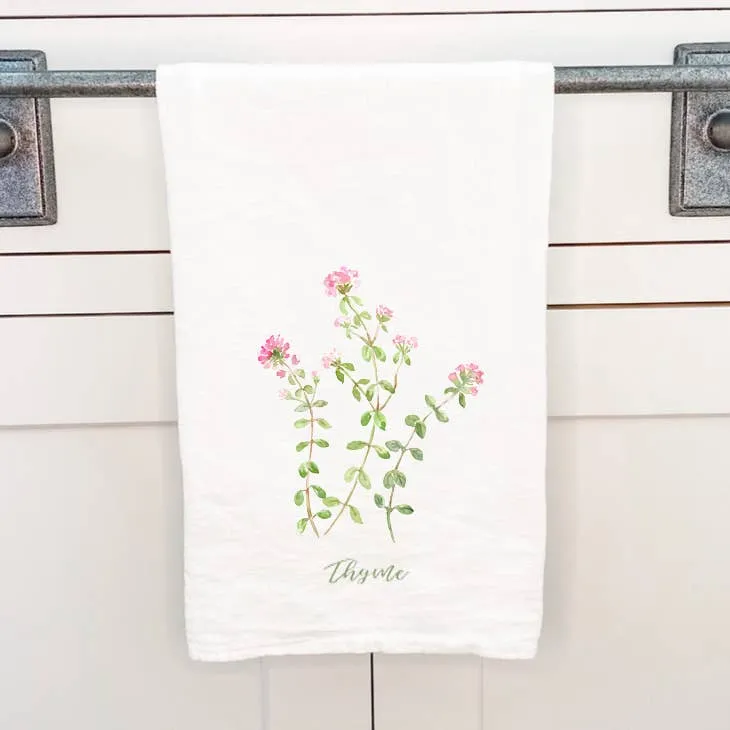  Thyme - Cotton Tea Towel (Discount)