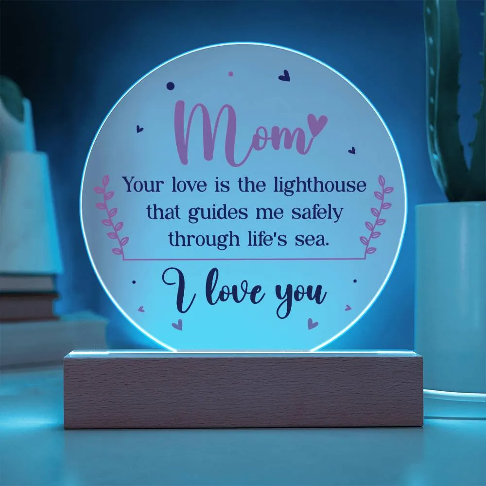 To My Mom Gifts from Daughter and Son, You Love Is the Lighthouse