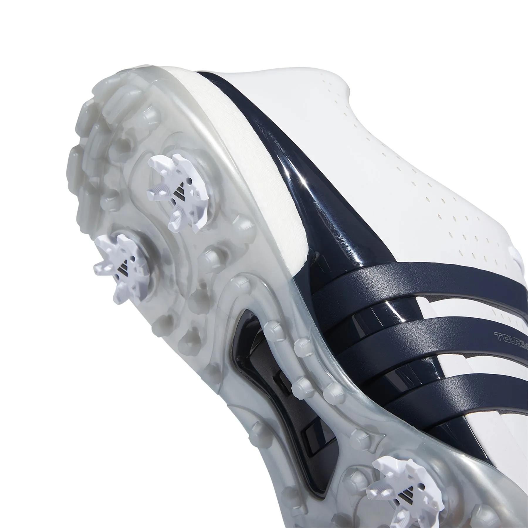 Tour360 24 Leather Golf Shoes White/Navy - SS24