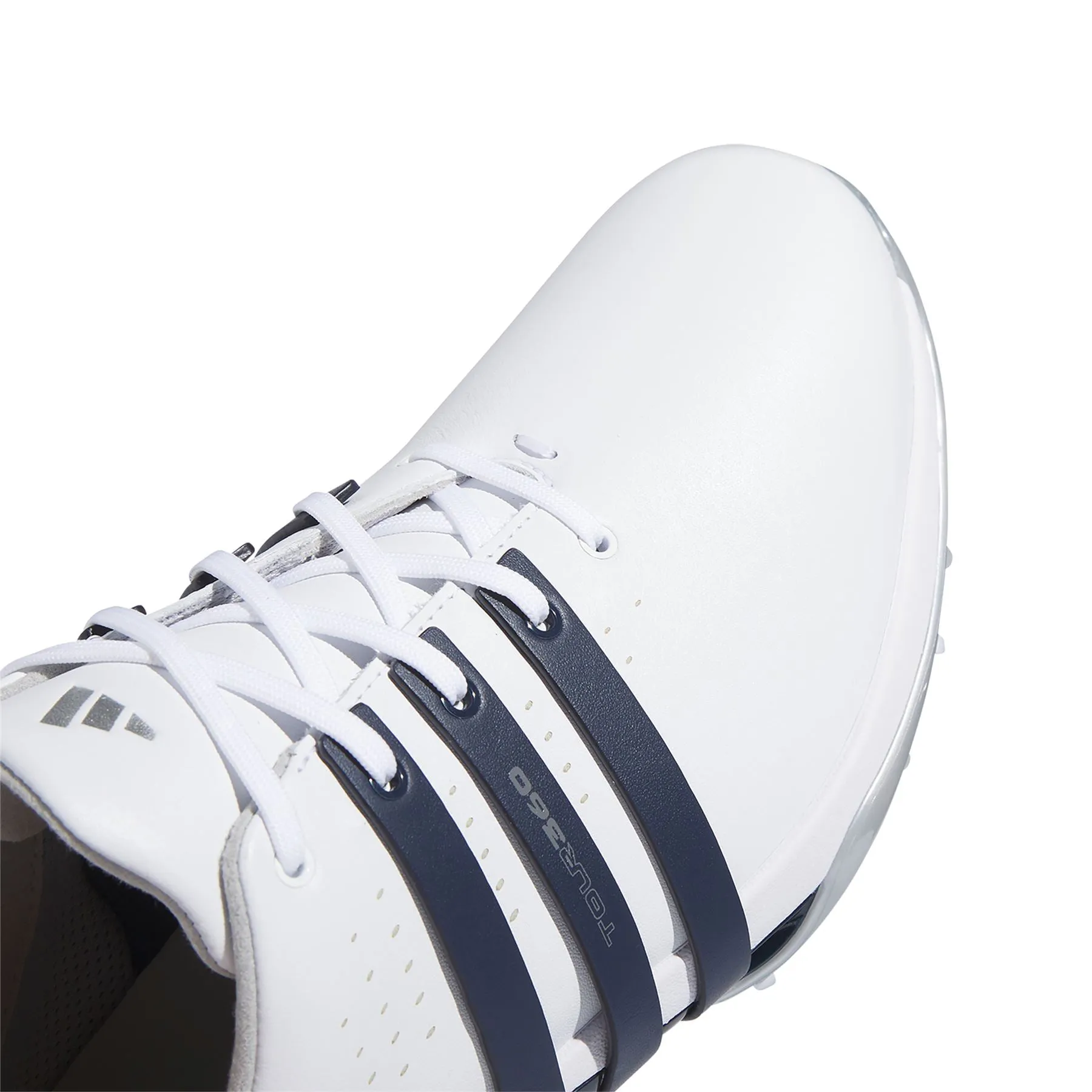 Tour360 24 Leather Golf Shoes White/Navy - SS24