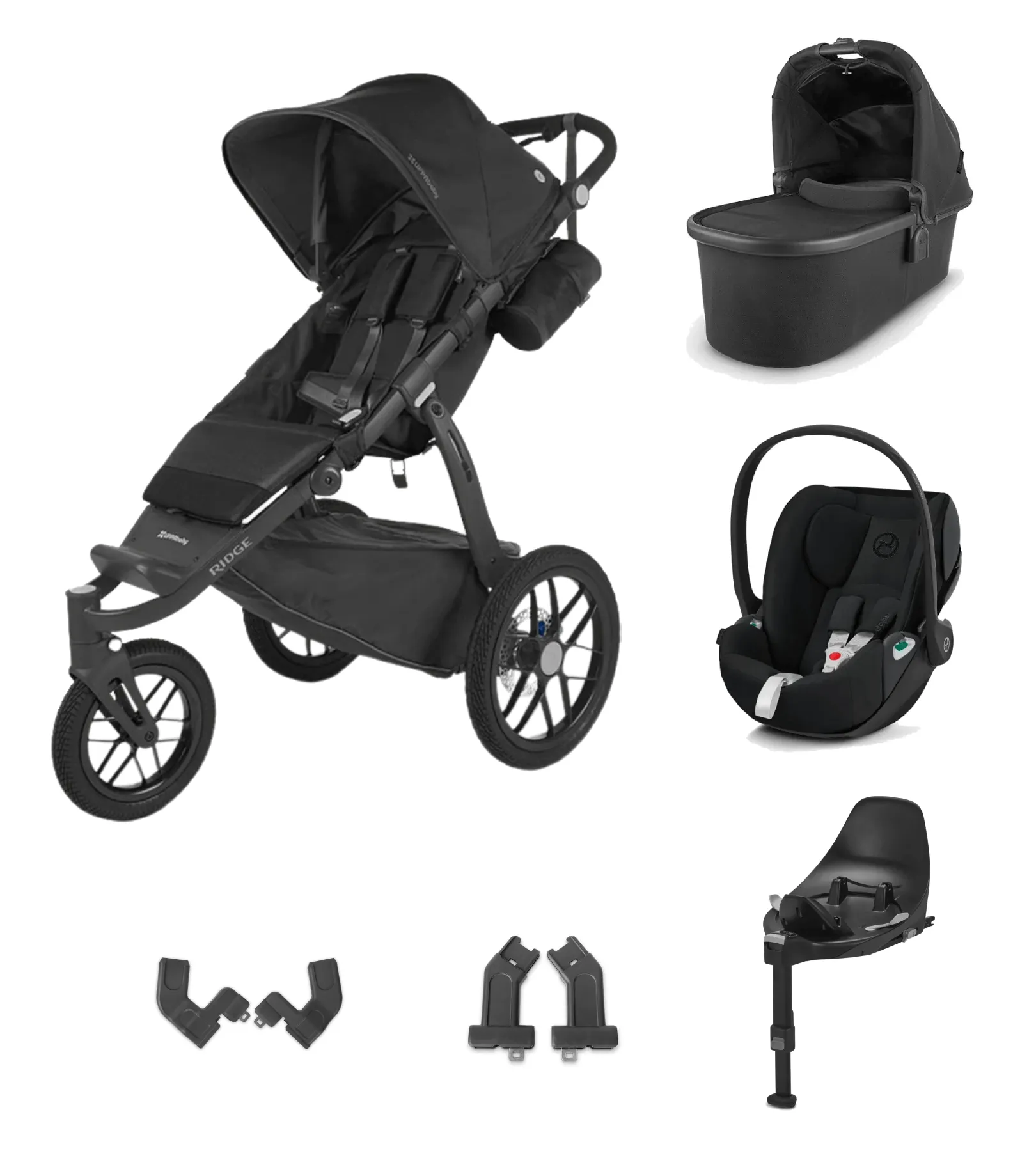 UPPAbaby Ridge All-Terrain with Cloud T Car Seat and Base - Jake