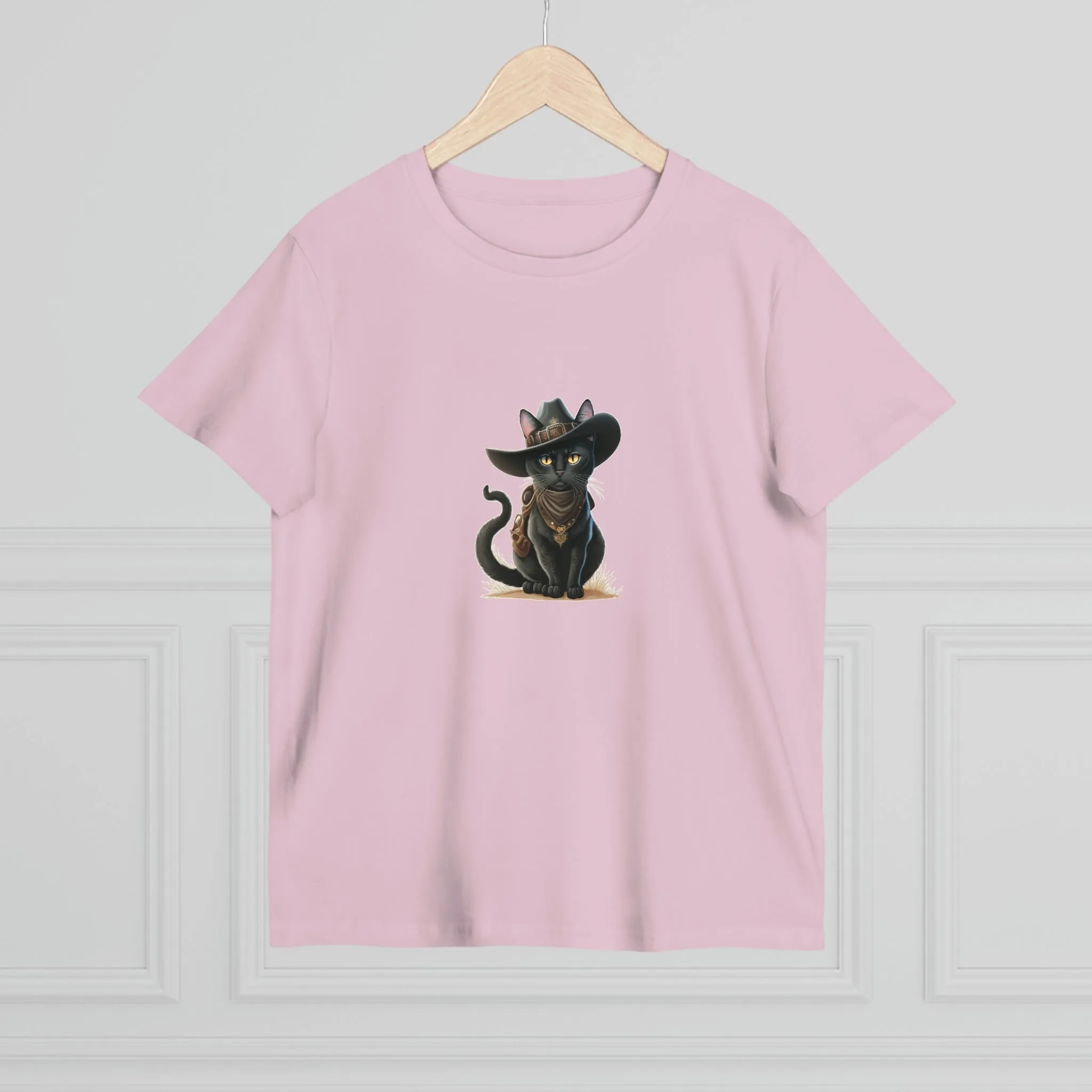 Women's Western Kitty Crew Neck T-shirt