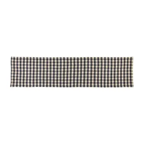 Woven Cotton Checked Table Runner