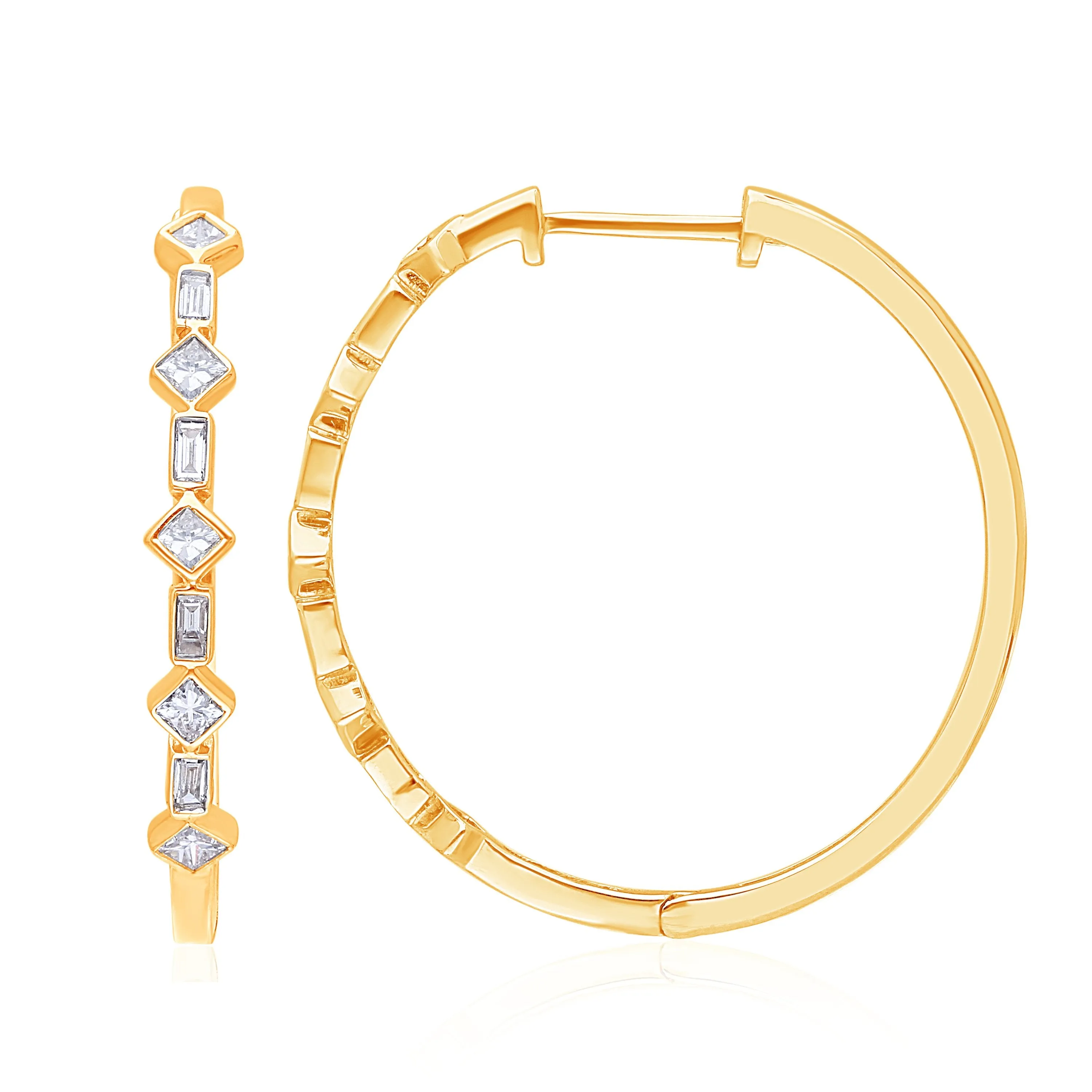 Yellow Gold Diamond Legendary Earrings