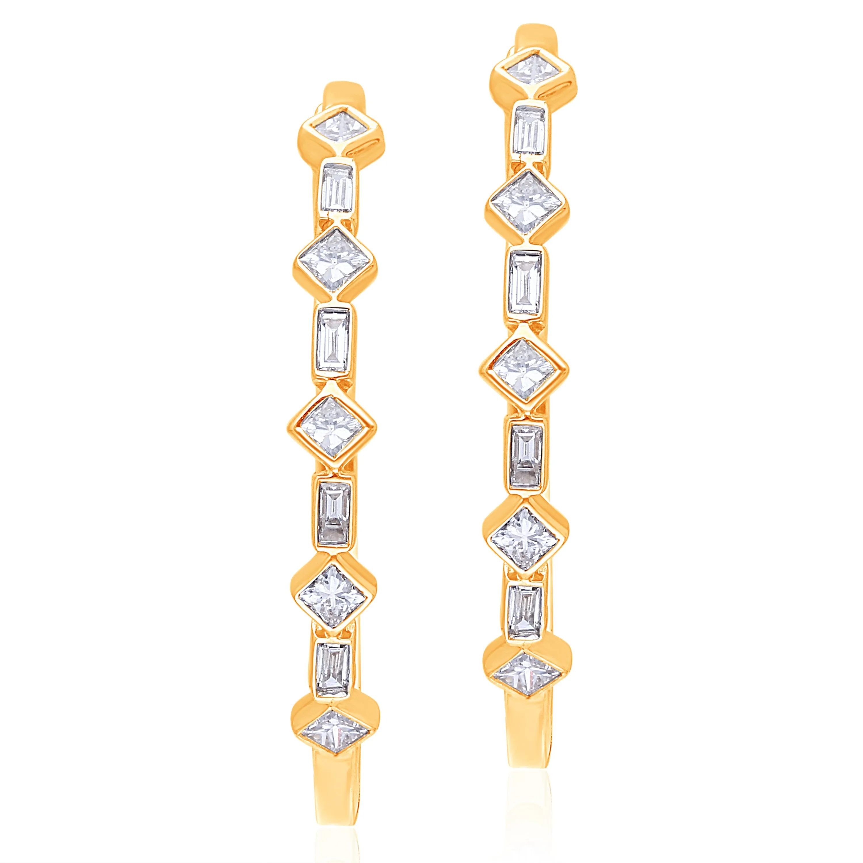 Yellow Gold Diamond Legendary Earrings