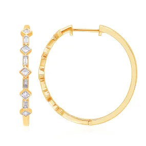 Yellow Gold Diamond Legendary Earrings